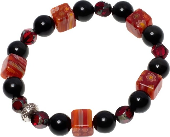 Jean Claude Dell Arte Silver Stretch Bracelet