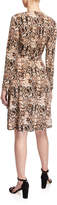 Thumbnail for your product : Donna Morgan Printed Faux-Wrap Dress