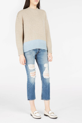 Brock Collection Two-Tone Cashmere Karey Jumper