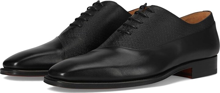 Magnanni Vaughan Men's Slip on Shoes Black : 9.5 M, Lace/Leather