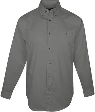 Tri-Mountain Big and Tall 6 oz. Cotton Long Sleeve Twill Shirt