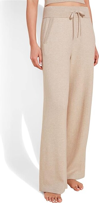 Eberjey Recycled Sweater Pant Women's Clothing Oat : XS, Polyester/Cotton