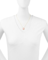 Thumbnail for your product : Lana 14k Gold Pink Opal Hexagon Necklace