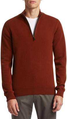 Saks Fifth Avenue Half-Zip Cashmere Sweater