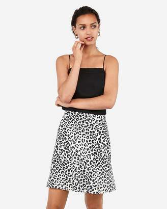 express leopard skirt