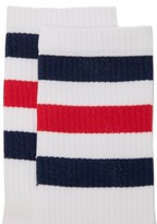 Thumbnail for your product : Café Du Cycliste Striped Cycling Socks - White Multi