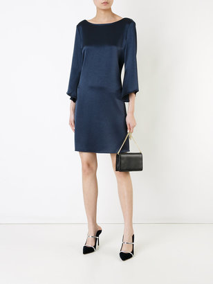 Diane von Furstenberg fitted high-shine dress - women - Polyester/Triacetate - 4