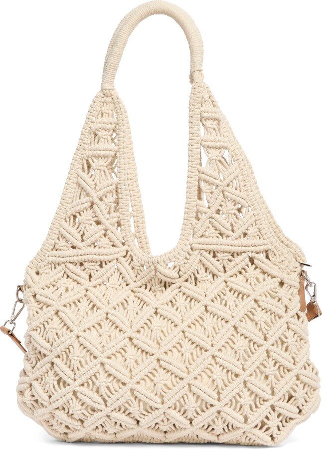 Collection XIIX Large Macramé Tote Bag
