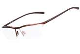 Thumbnail for your product : clear Agstum Pure Titanium Semi-rimless Business Glasses Frame Eyeglasses Lens (, 55)