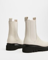 Thumbnail for your product : Mae Women's White Chelsea Boots - Cam - Size 40 at The Iconic