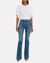 Thumbnail for your product : Veronica Beard Florence Flared High-Rise Jeans