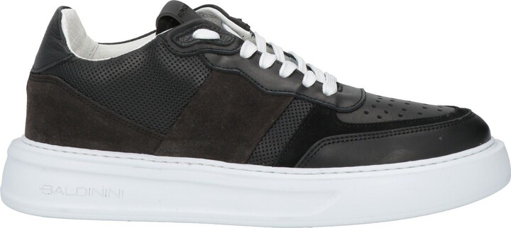 Baldinini Sneakers in military green leather and fabric 40 IT at FORZIERI