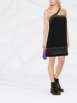 Thumbnail for your product : Pinko Studded One-Shoulder Minidress