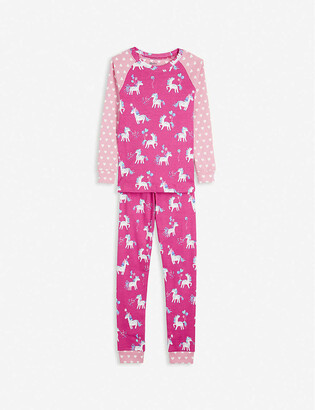 Hatley Party Pony-print organic cotton pyjama set 2-10 years
