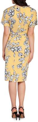 Dex Floral-Print Belted Dress