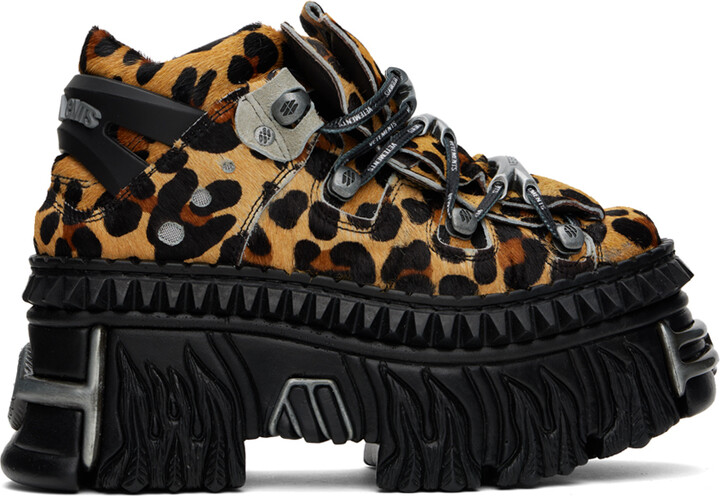 Womens Sneakers Vetements Platform Sneakers Vetements Tan New Rock