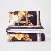 Thumbnail for your product : River Island Floral Baroque Print Duvet Cover Set
