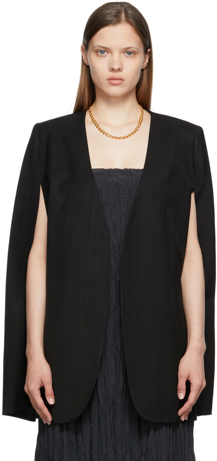 black cape jacket uk