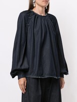 Thumbnail for your product : No.21 Long-Sleeved Denim Blouse