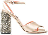 Rochas crystal heel sandals 