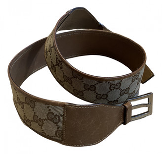 Gucci Beige Cloth Belts