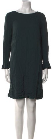 Goat Bateau Neckline Mini Dress