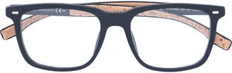HUGO BOSS square frame glasses