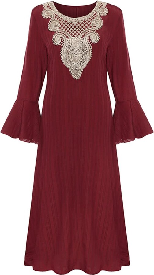 Wvapzxx Eid Mubarak Abaya Dubai Turkey Muslim Hijab Dress Kaftan