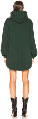 Cotton Citizen Milan Hoodie Dress in Battle Green | FWRD