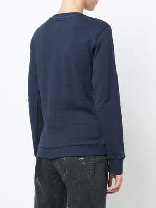 Derek Lam 10 Crosby Crewneck Sweatshirt With Lacing Detail