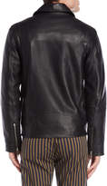 Thumbnail for your product : Scotch & Soda Pebbled Leather Biker Jacket