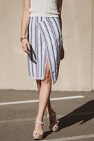 Thumbnail for your product : Moon River Fringe Wrap Style Skirt