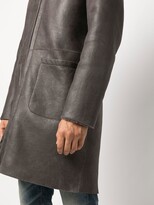 Thumbnail for your product : Salvatore Santoro Zip-Up Leather Coat