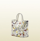 Thumbnail for your product : Gucci Small Flora Infinity Canvas Tote