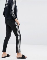Thumbnail for your product : adidas Three Stripe Cuffed Sweat Pants