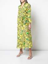 Thumbnail for your product : Diane von Furstenberg lemon print maxi dress
