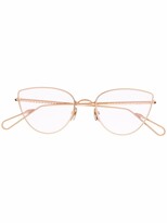 Thumbnail for your product : AHLEM Cat-Eye Wire-Frame Glasses