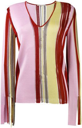 Marco De Vincenzo striped knitted top