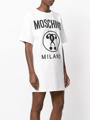 Moschino front logo t-shirt dress