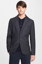Thumbnail for your product : Rag and Bone 3856 rag & bone 'Phillips' Trim Fit Wool Blend Blazer