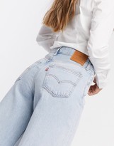 Thumbnail for your product : Levi's loose ultra wide leg in light wash blue