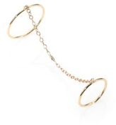 Thumbnail for your product : Jacquie Aiche 14K Gold & Diamond Chain Rings