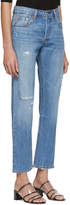 Thumbnail for your product : Levi's Levis Blue 501 Straight Jeans