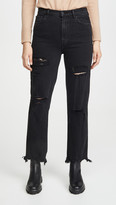 Thumbnail for your product : J Brand Jules High Rise Straight Jeans