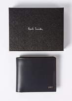 Thumbnail for your product : Paul Smith Men's Navy Leather Monogrammed Billfold Wallet