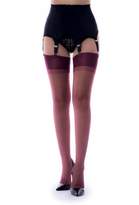 Thumbnail for your product : Camilla And Marc Cervin Women's Seduction Bicolore non-stretch seamed stockings small (4'10"-5'1", 147-155 cm) top