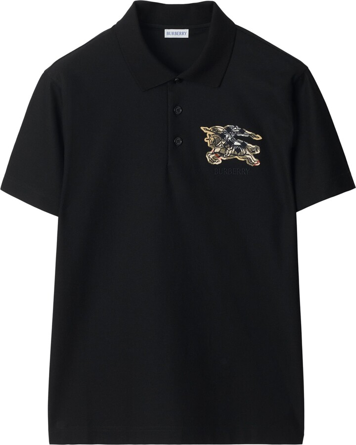 Burberry Cotton Check-Ekd Polo Shirt
