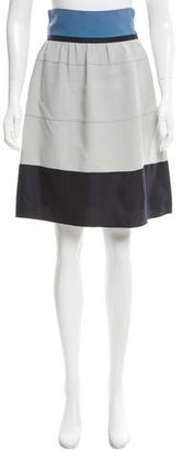Louis Vuitton Gathered Knee-Length Skirt