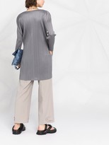 Thumbnail for your product : Pleats Please Issey Miyake Micro Pleat Long-Line Top
