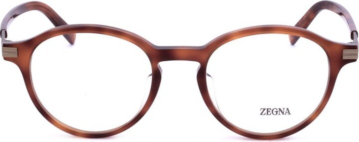 Ermenegildo Zegna Erz Round Frame Glasses